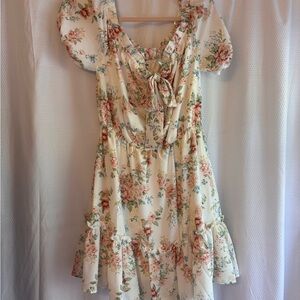 Dottie couture Floral Ruffle Dress